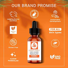 Load image into Gallery viewer, OZNaturals Vitamin C Serum For Face with Hyaluronic Acid - Anti Aging Serum & Hyperpigmentation Treatment With Pure Vitamin E Oil and Rosehip Oil - All Natural Antioxidant Facial and Skin Serum For A Brighter, Even Skin Tone - 1 Fl Oz