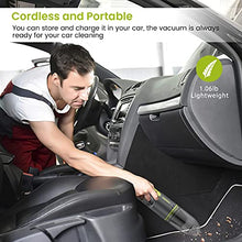 Load image into Gallery viewer, Handheld Vacuum Cleaner Cordless, UOKIER Hand Vacuum&Air Blower 2-in-1, Mini Portable Hand Held Vac with 6500PA Strong Suction Rechargeable Li-ion Battery for Pet Hair, Home and Car, 2 Speeds