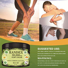 Load image into Gallery viewer, RANDEX 30000MG Organic Hemp Cream, Natural for Sore Muscles, Stiff Joints, and Aching Knees, Shoulders, or Body, Extra Strength
