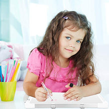 Load image into Gallery viewer, Small Dry Erase White Board – Magnetic Hanging Whiteboard for Wall Portable Mini Double Sided Easel Hold in Hand for Kids Drawing, Kitchen Grocery List, Cubicle Memo Board.