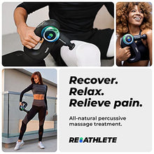 Load image into Gallery viewer, REATHLETE DEEP4S Updated Pro-Grade Handheld Deep Tissue Massage Gun with 5 Heads, Carrying Case and 4 Settings for Muscle Recovery and Pain Relief