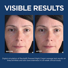 Load image into Gallery viewer, L'Oreal Paris Revitalift Pressed Night Cream with Retinol, Niacinamide, Visibly Reduce Wrinkles, Hydrate for Face, Under Eye, Neck, Chest, Dermatologist tested + Hyaluronic Acid Serum Sample