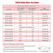 Load image into Gallery viewer, Stelle Girls Ballet Practice Shoes, Yoga Shoes for Dancing (BP, 3ML)