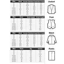 Load image into Gallery viewer, Suit for Boys Slim Fit Gray Tuxedo Suit for Wedding Kids Toddler Boy 5 Piece Formal Dresswear Set Size 8