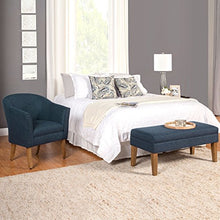 Load image into Gallery viewer, HomePop Chunky Textured Accent Chair, Blue