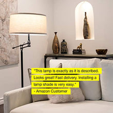 Load image into Gallery viewer, Brightech Ava Industrial Floor Lamp - Standing Lamp for Bedroom That Matches Your Farmhouse, Rustic Style - Height Adjustable,Tall Pole Lamp for Living Room Lighting - Elegant Light for Office