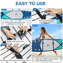 Load image into Gallery viewer, Holoana SUP Carrying Strap, Paddle Board Accessories for Women Men, Surfboard Carrier with Heavy Duty Shoulder Strap Adjustable, SUP Storage Strap Sling for Paddleboard, Kayak, Canoe, Surfboard