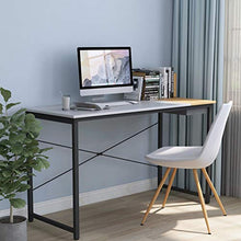 Load image into Gallery viewer, Cubiker Computer Desk 47" Home Office Writing Study Laptop Table, Modern Simple Style Desk with Drawer, White Natural