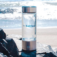 Load image into Gallery viewer, ionBottles - Rechargeable Portable Glass Hydrogen Water Generator Bottle with New PEM and SPE Technology Balanced pH Water Ionizer