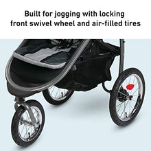 Load image into Gallery viewer, Graco FastAction Fold Jogger Travel System | Includes the FastAction Fold Jogging Stroller and SnugRide 35 Infant Car Seat, Gotham
