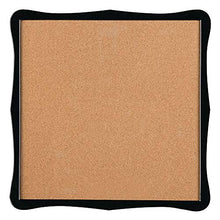 Load image into Gallery viewer, Quartet Corkboard, Framed Bulletin Board, 14 x 14 inches Cork Board, Home Organization, Black Frame (50722)