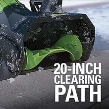 Load image into Gallery viewer, Greenworks Pro 80V 20 inch Snow Thrower with 2Ah Battery and Charger