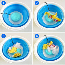 Load image into Gallery viewer, Portable Mini Washing Machine with Foldable Bucket Ultrasonic Vibration Turbine Rotating Folding Washer for Underwear/Underpants/Baby Clothes/Socks