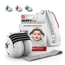 Load image into Gallery viewer, Alpine Muffy Baby Ear Protection for Newborn and Babies up to 36 Months – Noise Reduction Earmuffs for Toddlers & Children – Comfortable Infant Ear Muffs Prevent Hearing Damage & Improve Sleep, Black