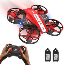Load image into Gallery viewer, NEHEME NH330 Mini Drones for Kids Beginners Adults, RC Small Helicopter Quadcopter with Headless Mode, Auto Hovering, Throw to Go, 3D Flip and 2 Batteries, Indoor Flying Toys/Gift for Boys Girls