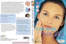 Load image into Gallery viewer, European Facials Volume 1 DVD - Great Video for Medical & Master Esthetician. Learn About Esthetician Supplies, Equipment (Table / Bed Setup, Steamer, Magnifying Lamp), Skin Analysis. Learn Skin Care Cleansing Treatments & Facial Massage. (1 Hr. 34 Mins.)
