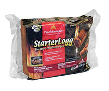 Load image into Gallery viewer, Pine Mountain StarterLogg Select-A-Size Firestarting Blocks, 24 Starts Firestarter Wood Fire Log for Campfire, Fireplace, Wood Stove, Fire Pit, Indoor & Outdoor Use