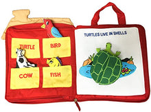 Load image into Gallery viewer, Pockets of Learning Right at Home Quiet Book, Animal Activity Busy Book for Toddlers and Children