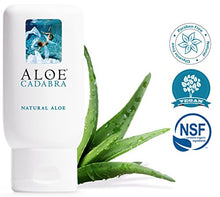 Load image into Gallery viewer, Aloe Cadabra Natural Personal Lube, Organic Best Sex Lubricant Oral Gel for Her, Him & Couples, Unscented, 2.5 oz
