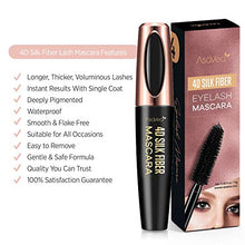 Load image into Gallery viewer, Natural 4D Silk Fiber Lash Mascara, Lengthening and Thick, Long Lasting, Waterproof & Smudge-Proof, All Day Exquisitely Lush, Full, Long, Thick, Smudge-Proof Eyelashes