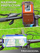 Load image into Gallery viewer, Bike Phone Mount for any Smart Phone: iPhone 11 PRO Max XS XR X 8 7 6 5 Plus Samsung Galaxy S20 S10 S9 S8 S7 S6 S5 Edge, LG. Motorcycle, Bicycle Phone Mount. Mountain Bike Mount. Bike Accessories