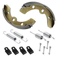 Load image into Gallery viewer, LEAPGOMAX Club Car Brake Shoes and Spring Kit for DS G&E 1995-up (Automatic Adjust)& Precedent 1018232-01 Golf Cart Replacement Brake Shoe Pads (2 Short & 2 Long)