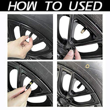 Load image into Gallery viewer, JUSTTOP Car Tire Valve Stem Caps, 12pcs Air Caps Cover, Universal for Cars, SUVs, Bike, Trucks and Motorcycles-Black