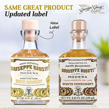 Load image into Gallery viewer, Giuseppe Giusti White Wine Vinegar - White Balsamic Vinegar - Italian Made - Aged Balsamic Vinegar - Fruity and Sweet - Salad Dressing - Modena Balsamic Vinegar - 8.45fl oz (250ml)