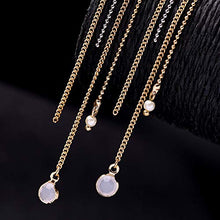 Load image into Gallery viewer, Nonsucheer Jewelry for Women Link Chain Fringe Long Earrings Cute Crystal Insect Bee Fashion Earrings Brincos