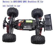 Load image into Gallery viewer, Blomiky 2 Pack 7.4V 2S 30C 1000mAh 6.3Wh Lipo Battery T Plug and USB Charger Cable for HBX 16889 16890A and XLH Q903 Q901 Q902 1/16 Scale 2845 Brushless Motor Racing RC Truck Q903 Battery 2