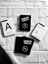 Load image into Gallery viewer, Urban Trivia Game - Black Trivia Card Game for The Culture! Fun Trivia on Black TV, Movies, Music, Sports, & Growing Up Black! Great Trivia for Adult Game Nights and Family Gatherings.