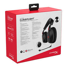 Load image into Gallery viewer, HyperX Cloud Flight - Wireless Gaming Headset, Long Lasting Battery up to 30 Hours, Detachable Noise Cancelling Microphone, Red LED Light, Comfortable Memory Foam, Works with PC, PS4 & PS5