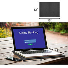 Load image into Gallery viewer, EMF Laptop Radiation Protection Pad - 16" Multi-Layer Shielding Anti Radiation Protector & EMF Blocker, Radiation Shielding for Laptop iPad MacBook Mobiles Phones , EMF Free to Protect Your Loved Ones