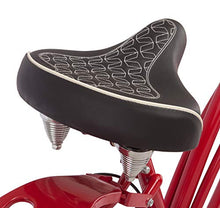 Load image into Gallery viewer, Schwinn Sanctuary 7 Comfort Cruiser Bike, Featuring Retro-Styled 16-Inch/Small Steel Step-Through Frame and 7-Speed Drivetrain with Front and Rear Fenders, Rear Rack, and 26-Inch Wheels, Red