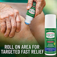Load image into Gallery viewer, Hemp Emu Roll-on Gel - Made in USA - 3 fl oz - Natural Gel for Discomfort in Knees, Joints and Lower Back - Hemp Oil Extract Gel with Emu Oil & Menthol
