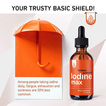 Load image into Gallery viewer, Nutrionika Nascent Iodine Drops - Liquid Iodine for Thyroid Support - Active Iodine for Hormonal Balance and Weight Support - Promotes Thyroid Edge Health - Boost Metabolism, Focus & Energy (2 Fl Oz)