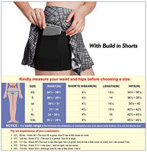 Load image into Gallery viewer, Women Pleated Tennis Skirt with Pocket Plaid Skirts Soft Girl Aesthetic Clothes Bellis M