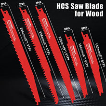 Load image into Gallery viewer, HYCHIKA 32-Piece Reciprocating Saw Blade Set Metal Wood Cutting Saw Blades with Organizer Case