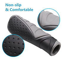 Load image into Gallery viewer, TRELC Antislip Bicycle Handlebars Grips Protector For Bicycle/ Mountain Bike/ Road Bike/ Folding Bike (Black+Grey)