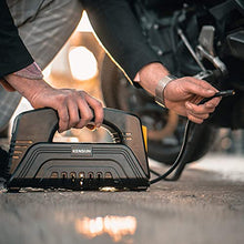 Load image into Gallery viewer, Kensun AC/DC Digital Tire Inflator for Car 12V DC and Home 110V AC Rapid Performance Portable Air Compressor Pump for Car, Bicycle, Motorcycle, Basketball and Others