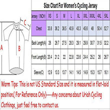 Load image into Gallery viewer, Uriah Women's Cycling Jersey Short Sleeve Reflective with Rear Zippered Bag Diamond Pink Size L