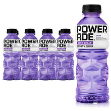 Load image into Gallery viewer, POWERADE ZERO, Zero Calorie Electrolyte Enhanced Sports Drinks, Grape, 20 fl oz, 8 Pack