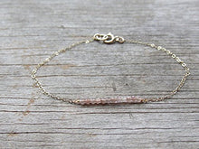 Load image into Gallery viewer, AAA++ Rare Quality CHOCOLATE MOONSTONE gemstone bracelet 3-4mm Code- WAR11359