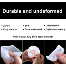 Load image into Gallery viewer, Silicone Resin Molds 5Pcs Resin Casting Molds Including Sphere, Cube, Pyramid, Square, Round with 1 Measuring Cup & 5 Plastic Transfer Pipettes for Resin Epoxy, Candle Wax, Soap, Bowl Mat etc