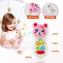 Load image into Gallery viewer, Earsam Baby Rattles and Teethers Set, Musical Phone Shaker Toy with Light for Infants, Early Educational Grab and Spin Rattles for Newborn Toddlers