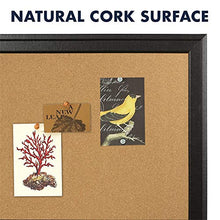 Load image into Gallery viewer, Quartet Cork Board Bulletin Board, 11” x 17” Framed Corkboard, Black Frame, Decorative Hanging Pin Board, Perfect for Office & Home Decor, Home School Message Board or Vision Board (79279)