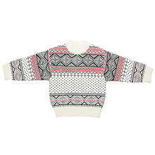 Load image into Gallery viewer, Boys Girls Knit Sweater,Cute Long Sleeve Blouse top,Crewneck,Cable Knit Sweater Fall and Winter Clothe,Warm Kids Sweater Cashmere,Cotton Knit Sweater,3-10t Kid White