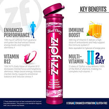 Load image into Gallery viewer, Zipfizz Healthy Energy Drink Mix, Hydration with B12 and Multi Vitamins (ASINPPOSPRME1830), Black Cherry 20 Count