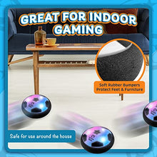 Load image into Gallery viewer, LLMoose Hover Ball for Boys & Girls - 2 LED Light Soccer Balls with Foam Bumpers