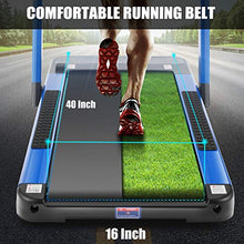 Load image into Gallery viewer, ANCHEER Treadmills for Home,2 in 1 Folding Treadmill Machine with Remote Control and Bluetooth Speaker, New Levels Under Desk Electric Treadmill for Home 265 lbs Weight Capacity